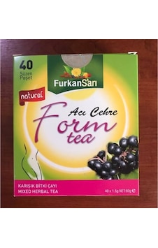 Furkan Sarı Acı Cehre Form Karışık Bitki Süzen Poşet Çay 40 x 1.5 G Furkan Sarı Acı Cehre Form Karışık Bitki Süzen Poşet Çay 40 x 1.5 G