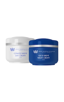 Arap Makyaj Dünyası Onarıcı Gündüz Bakım Kremi 20 ML + Gece Kremi 20 ML