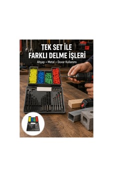 Matkap Ucu Seti Organizerli Çok Amaçlı Delme Uçları Yeni Nesil - Hs08377085-1375