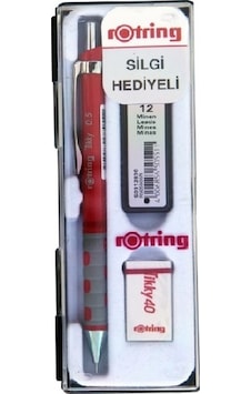 Rotring Tikky Versatil Okul Seti 0.5-kırmızı Rotring Tikky Versatil Okul Seti 0.5-kırmızı