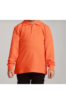 Dıgıl Kids Çocuk Polo Yaka Okul Tişörtü Uzun Kol Turuncu Dıgıl Kids Çocuk Polo Yaka Okul Tişörtü Uzun Kol Turuncu