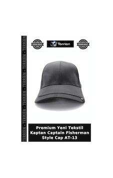 Terrien Premium Yeni Tekstil Kaptan Captain Fisherman Style Cap At-13 Standart Terrien Premium Yeni Tekstil Kaptan Captain Fisherman Style Cap At-13 Standart