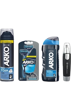 Arko Men Tıraş Köpüğü Cool 200 ML + Arko Tıraş Bıçağı T3 Blister 3 Arko Men Tıraş Köpüğü Cool 200 ML + Arko Tıraş Bıçağı T3 Blister 3