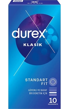 Durex Klasik Prezervatif 10 Adet