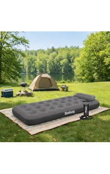Bestway Single Tek Kişilik Şişme Yatak + El Pompası Ve Yastık 185x76x22cm 671gy Bw142 Gri Bestway Single Tek Kişilik Şişme Yatak + El Pompası Ve Yastık 185x76x22cm 671gy Bw142 Gri
