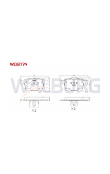 Opel Vectra C 1.6 16v 2002-2008 Ön Fren Balatası Opel Vectra C 1.6 16v 2002-2008 Ön Fren Balatası