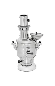 Sözenler Krom Odunlu Kömürlü 4.5 L Piknik Semaver Inox