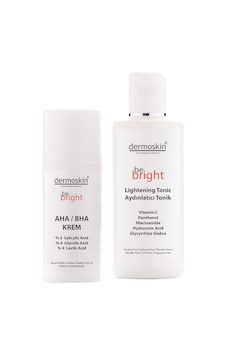 Dermoskin Be Bright AHA BHA 33 ML + Be Bright Aydınlatıcı Tonik Dermoskin Be Bright AHA BHA 33 ML + Be Bright Aydınlatıcı Tonik