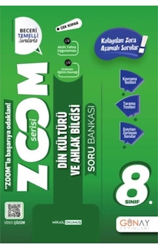 Zoom Lgs 8. Sınıf Din Kültürü Soru Bankası Zoom Lgs 8. Sınıf Din Kültürü Soru Bankası
