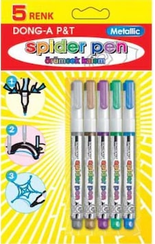 Dong-A Spider Pen Örümcek Kalem 5 Renk Blister Ambalaj