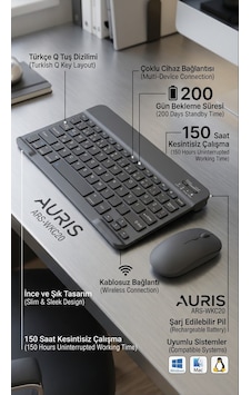 Ars-wkc20 Kablosuz Bluetooth Klavye Ve Fare Seti - Bayi Depom Ars-wkc20 Kablosuz Bluetooth Klavye Ve Fare Seti - Bayi Depom