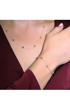 Altınbeyı Göz Boncuklu Set 14 Ayar Altın 4.50 Gram Altınbeyı Göz Boncuklu Set 14 Ayar Altın 4.50 Gram