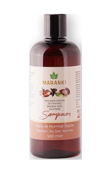 Maranki Kuru Ve Normal Saçlar İçin Argan Yağlı Şampuan 500 ML Maranki Kuru Ve Normal Saçlar İçin Argan Yağlı Şampuan 500 ML