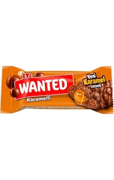 Eti Wanted Karamelli Nuga Bar 24 x 32 G