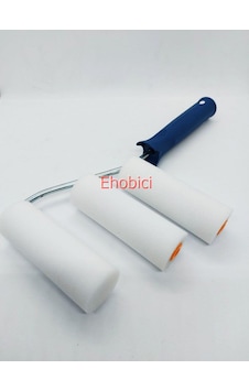 Sünger Rulo Fırça 10cm Mavi +2 Yedek Sünger Sünger Rulo Fırça 10cm Mavi +2 Yedek Sünger