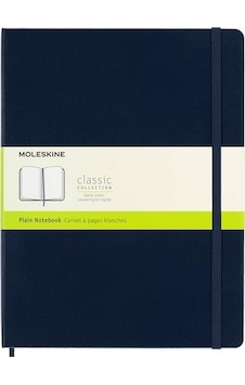 Moleskine Sert Kapak Defter Safir Mavi Çizgisiz - 19x25 - 5136