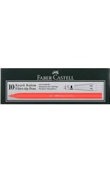 Faber Castell 45 Kırmızı Keçeli Kalem 10'Lu Faber Castell 45 Kırmızı Keçeli Kalem 10'Lu