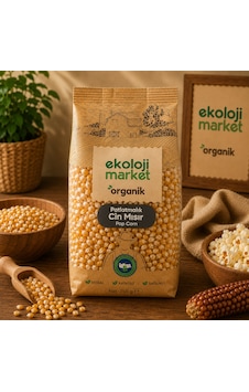 Organik Glutensiz Patlatmalık Cin Mısır 750 Gr. Organik Glutensiz Patlatmalık Cin Mısır 750 Gr.