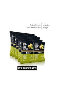 Shazel Hazır Türk Kahvesi Antep Fıstıklı 100 Gr 10 Paket Shazel Hazır Türk Kahvesi Antep Fıstıklı 100 Gr 10 Paket