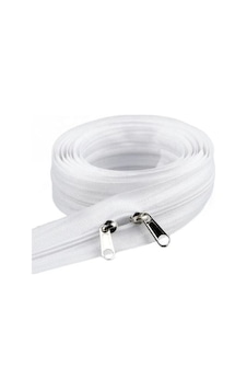 10 Metre Beyaz Fermuar 10 Başlık Tip5