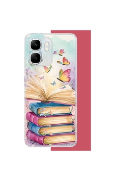 Infinix Smart 10 Uyumlu Kelebekli Kitaplar Baskılı Silikon Kılıf Renkli Infinix Smart 10 Uyumlu Kelebekli Kitaplar Baskılı Silikon Kılıf Renkli