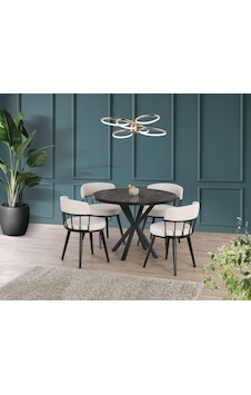 İrony Highgloss Ahtapot Metal Ayak İstanbul Sandalye Soft-01 100 100 Pota Sabit Masa Takımı Siyah İrony Highgloss Ahtapot Metal Ayak İstanbul Sandalye Soft-01 100 100 Pota Sabit Masa Takımı Siyah