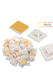 Yapışkanlı Kroşe 19X19 300 Adet - Yapışkanlı Kroşe 19X19 300 Adet -
