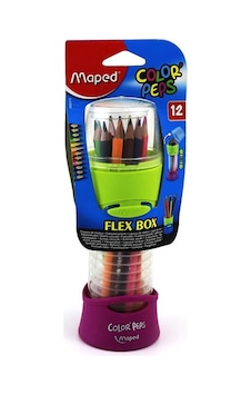 Maped 12 Renk Kuru Boya Flex Box 683212 Maped 12 Renk Kuru Boya Flex Box 683212