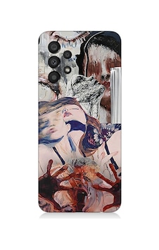 Samsung Galaxy A73 Uyumlu Soyut Kadın Desenli Silikon Kılıf