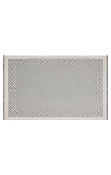 Kelebek Martha Yemek Odası Halısı 200x290 Krem-gri