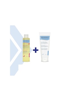 Ducray Dexeryl Cream 250 Gr + Dex Huile Lavante 200 Ml Set