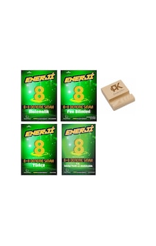 Palme Lgs 8. Sınıf Enerji Matematik Fen Bilimleri Türkçe Ve İnkılap 8+8 Deneme Sınavı 4lü Set Palme Lgs 8. Sınıf Enerji Matematik Fen Bilimleri Türkçe Ve İnkılap 8+8 Deneme Sınavı 4lü Set