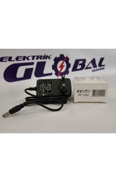 Kyoto 12v 2a Adaptör 24w Monitor Kamera Modem Led Şerit Adaptörü 5.5 X 2.1mm Power Jak