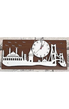 Duvar Saati Ağaç 28x60 Cm Ahşap Duvar Saati Ağaç 28x60 Cm Ahşap