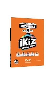 Çap Yayınları Tyt Ayt Msü Geometri Ders Platosu Son 5 Yıl İkiz Çıkmış Sorular