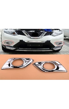 Nissan X-trail 2014 2017 Sis Lambası Kaplama Krom