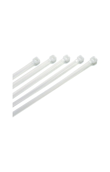 Plastik Kilitli Kelepçe 5x400 Mm Beyaz Plastik Kilitli Kelepçe 5x400 Mm Beyaz