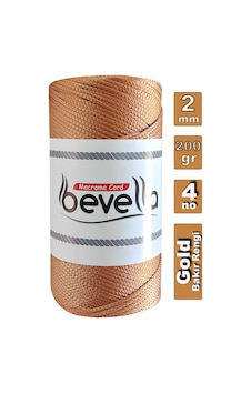 2 Mm - 200 Gr Polyester Gold Bakır Rengi Makrome Ipi Polyester Makrome Ip Supla Ip Ve Çanta Ipliği 2 Mm - 200 Gr Polyester Gold Bakır Rengi Makrome Ipi Polyester Makrome Ip Supla Ip Ve Çanta Ipliği