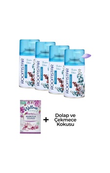Roomstar Oda Kokusu Pudra Etkisi 300 Ml X 4 Adet + Dolap Çekmece Kokusu Roomstar Oda Kokusu Pudra Etkisi 300 Ml X 4 Adet + Dolap Çekmece Kokusu