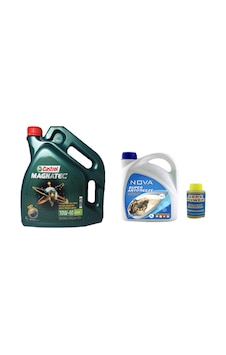 Castrol Magnatec 10W-40 A3/B4 Motor Yağı 4 L + Yeşil Antifriz 3 L + Cam Suyu 80 ML Castrol Magnatec 10W-40 A3/B4 Motor Yağı 4 L + Yeşil Antifriz 3 L + Cam Suyu 80 ML