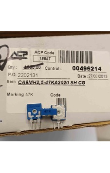 Ca9mh2,5-47ka2020 Sh Cg 47k Acp Trimpot 50 Adet Ca9mh2,5-47ka2020 Sh Cg 47k Acp Trimpot 50 Adet