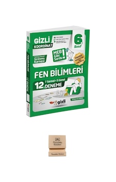 Gizli 6. Sınıf Fen Bilimleri 12'li Deneme-meb Gibi Sordu + Telefon Standı Gizli 6. Sınıf Fen Bilimleri 12'li Deneme-meb Gibi Sordu + Telefon Standı