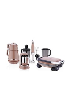 Korkmaz A1850 Mocha 15 Parça Elektro Set Korkmaz A1850 Mocha 15 Parça Elektro Set