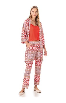 Kadın Yazlık İp Askılı Sabahlıklı Pijama Modal Pamuk 3lü Set Homewear Dowry 15-13 Mercan Kadın Yazlık İp Askılı Sabahlıklı Pijama Modal Pamuk 3lü Set Homewear Dowry 15-13 Mercan
