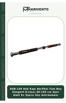 Dgb-100 Red Kapı Barfiksi Tam Boy Süngerli Kırmızı 60-100 Cm Spor Aleti Ev Sporu Güç Antrenmanı Dgb-100 Red Kapı Barfiksi Tam Boy Süngerli Kırmızı 60-100 Cm Spor Aleti Ev Sporu Güç Antrenmanı