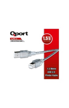 Qport Q Pr1.5 Usb 2 0 Yazıcı Kablosu 1.5 Mt Qport Q Pr1.5 Usb 2 0 Yazıcı Kablosu 1.5 Mt