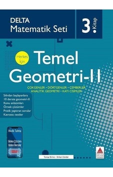 Matematik Seti 3.Kitap - Herkes İçin Temel Geometri 2 - Tuncay Birinci - Delta Kültür Matematik Seti 3.Kitap - Herkes İçin Temel Geometri 2 - Tuncay Birinci - Delta Kültür