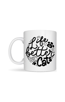 Hemengo Life İs Better With Cats Kedi Severlere Özel Porselen Kupa Model 59 Sevimli Tasarım Hediyelik Kahve Kupas Diğer Hemengo Life İs Better With Cats Kedi Severlere Özel Porselen Kupa Model 59 Sevimli Tasarım Hediyelik Kahve Kupas Diğer
