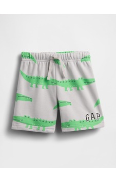 Gap Erkek Bebek Relaxed Fransız Havlu Kumaş Logo Pull-on Şort Gri-2750