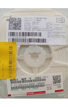 Mcr01mzpf1003 100k 402 Smd Direnç 1000 Adet Mcr01mzpf1003 100k 402 Smd Direnç 1000 Adet